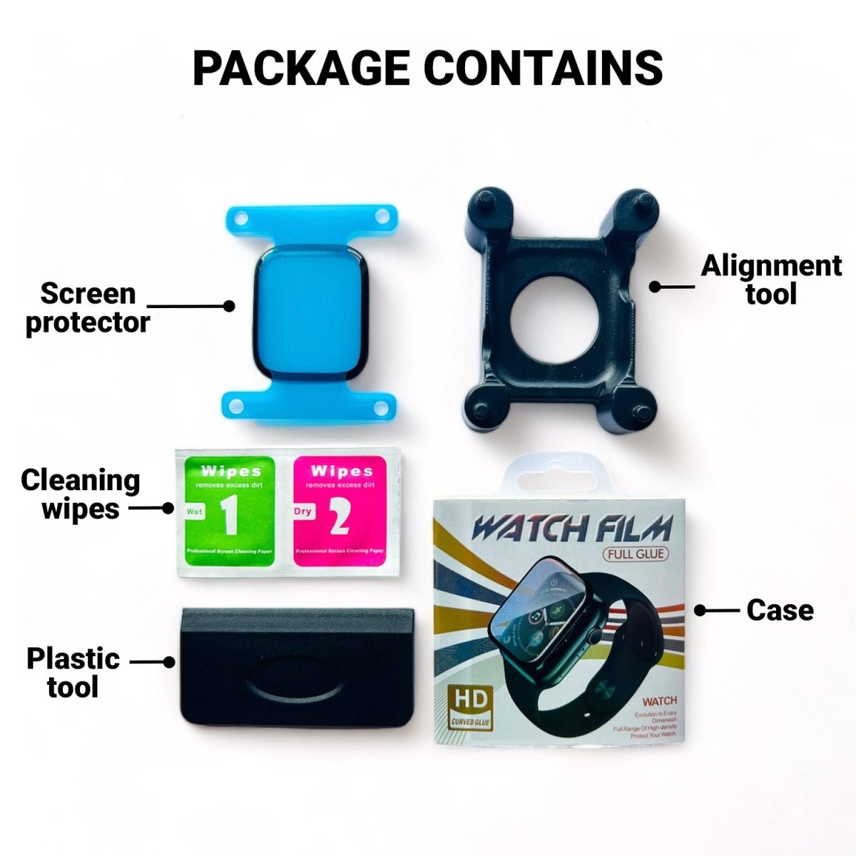 3D Screen Protector For Apple Watch 4 5 6 SE 7 8 9 ULTRA 2 Anti-Scratch Easy Fit Accessories Gifts UK