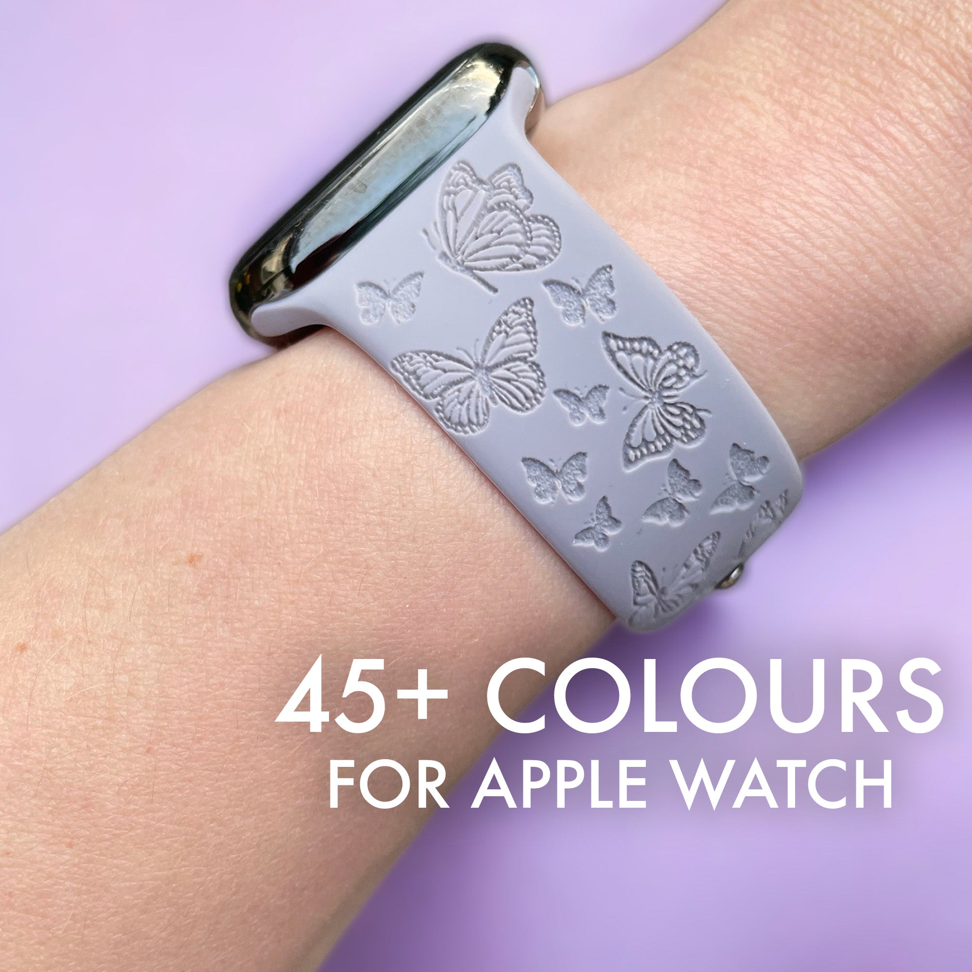 Butterflies Silicone Watch Strap for Apple Watch Parent Listing Accessories Gifts UK