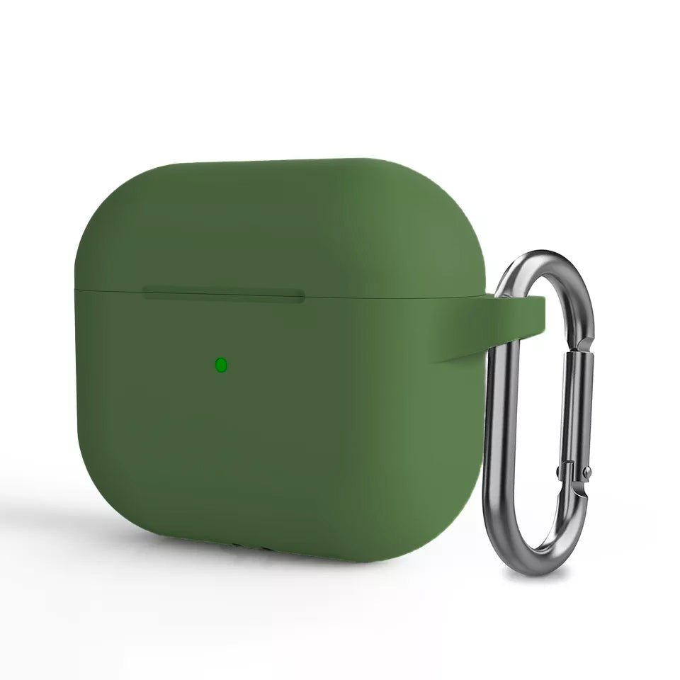 AirPods Silicone Case Cover For AirPods Pro, AirPods Pro 2, AirPods 1st & 2nd Generation, and AirPods 3rd Generation AirPods Cases Green Airpods Pro 2 Accessories Gifts UK