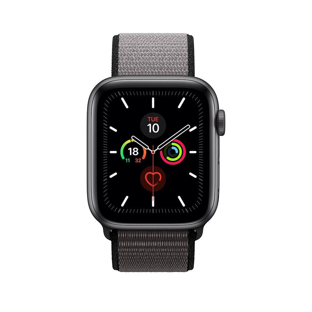 Anchor Grey Nylon Loop Watch Strap for Apple Watch Nylon Loop Accessories Gifts UK