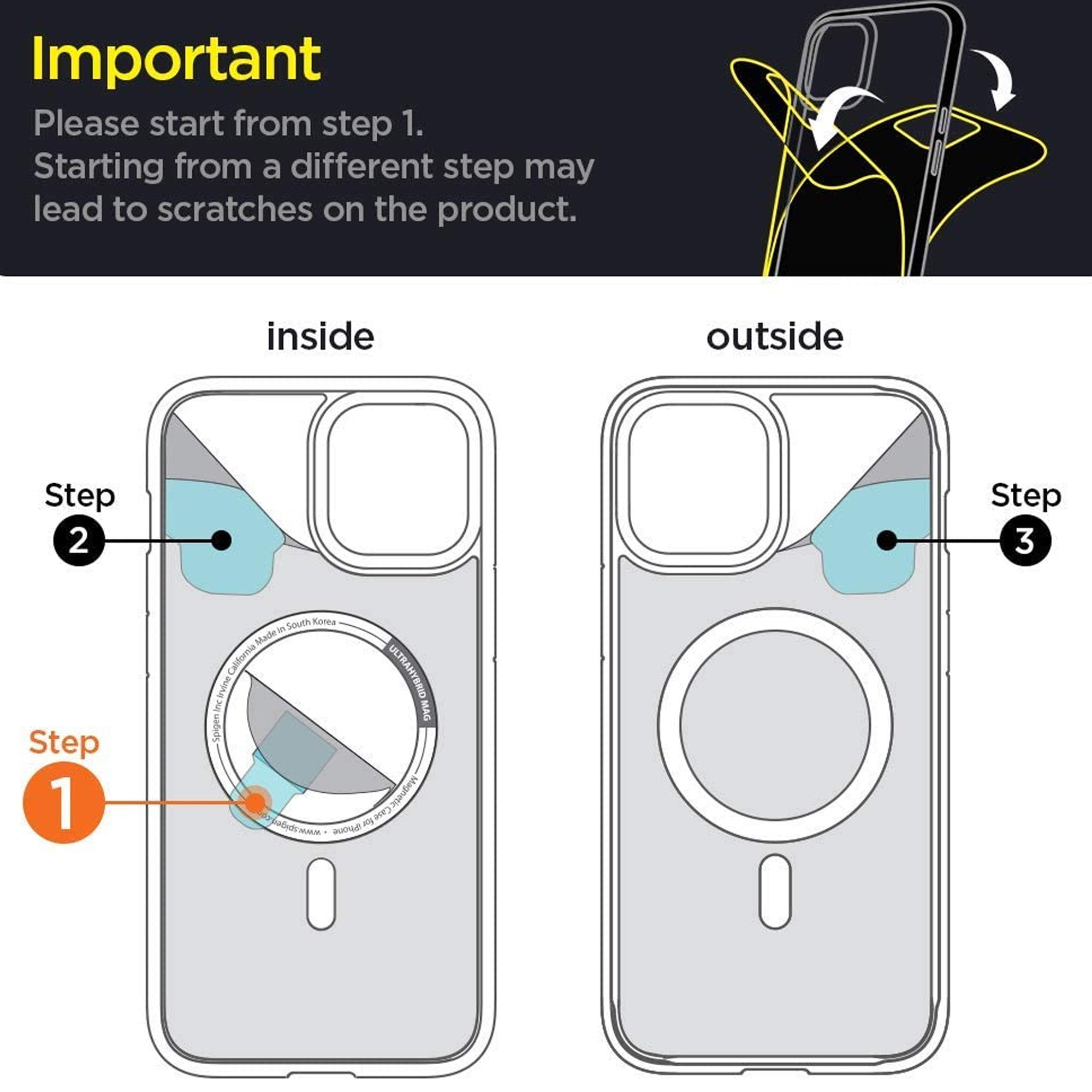 Black/Clear MagSafe Compatible Phone Case For Apple iPhone Phone Cases Accessories Gifts UK