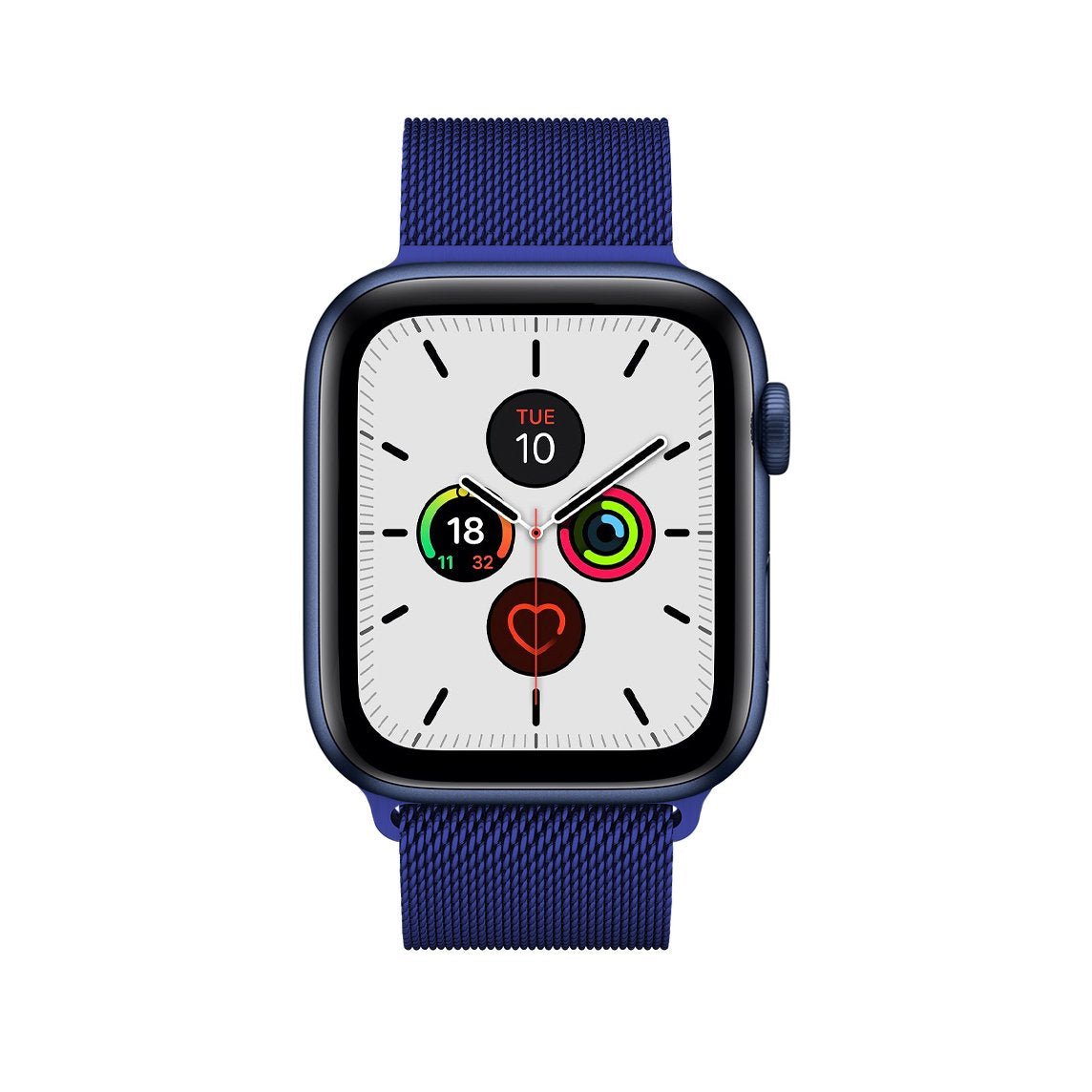 Blue Milanese Watch Strap Loop For Apple Watch Series 7 6 5 4 3 2 1 & SE Milanese Loop Accessories Gifts UK