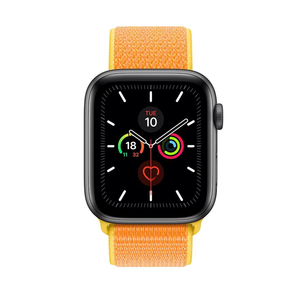 Canary Yellow Nylon Loop for Apple Watch Nylon Loop Accessories Gifts UK