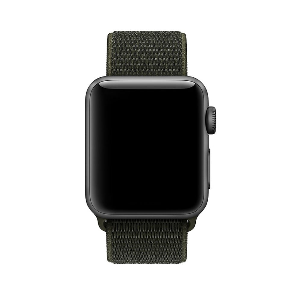 Cargo Khaki Nylon Loop for Apple Watch Nylon Loop Accessories Gifts UK