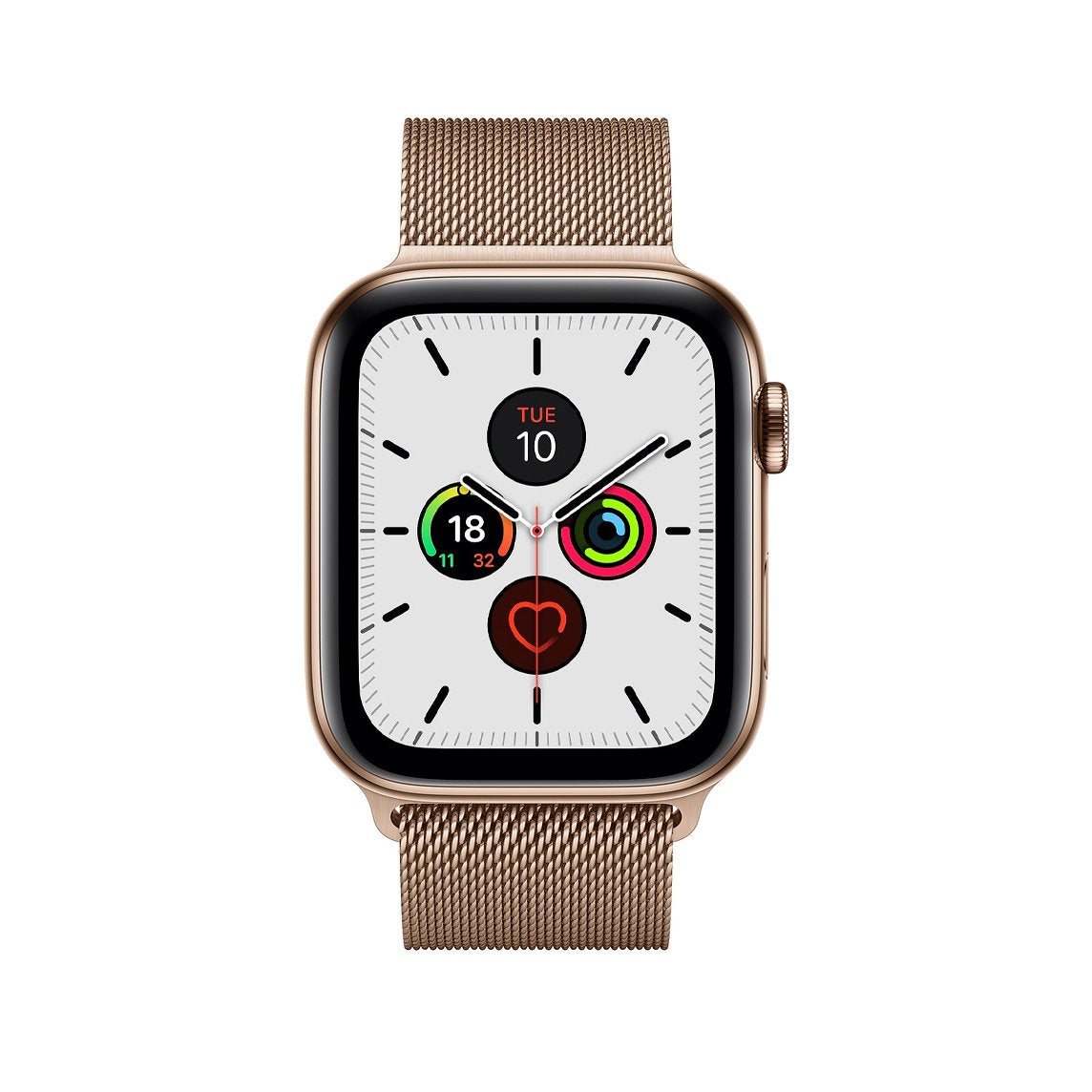 Champagne Gold Milanese Watch Strap Loop For Apple Watch Series 7 6 5 4 3 2 1 & SE Milanese Loop Accessories Gifts UK