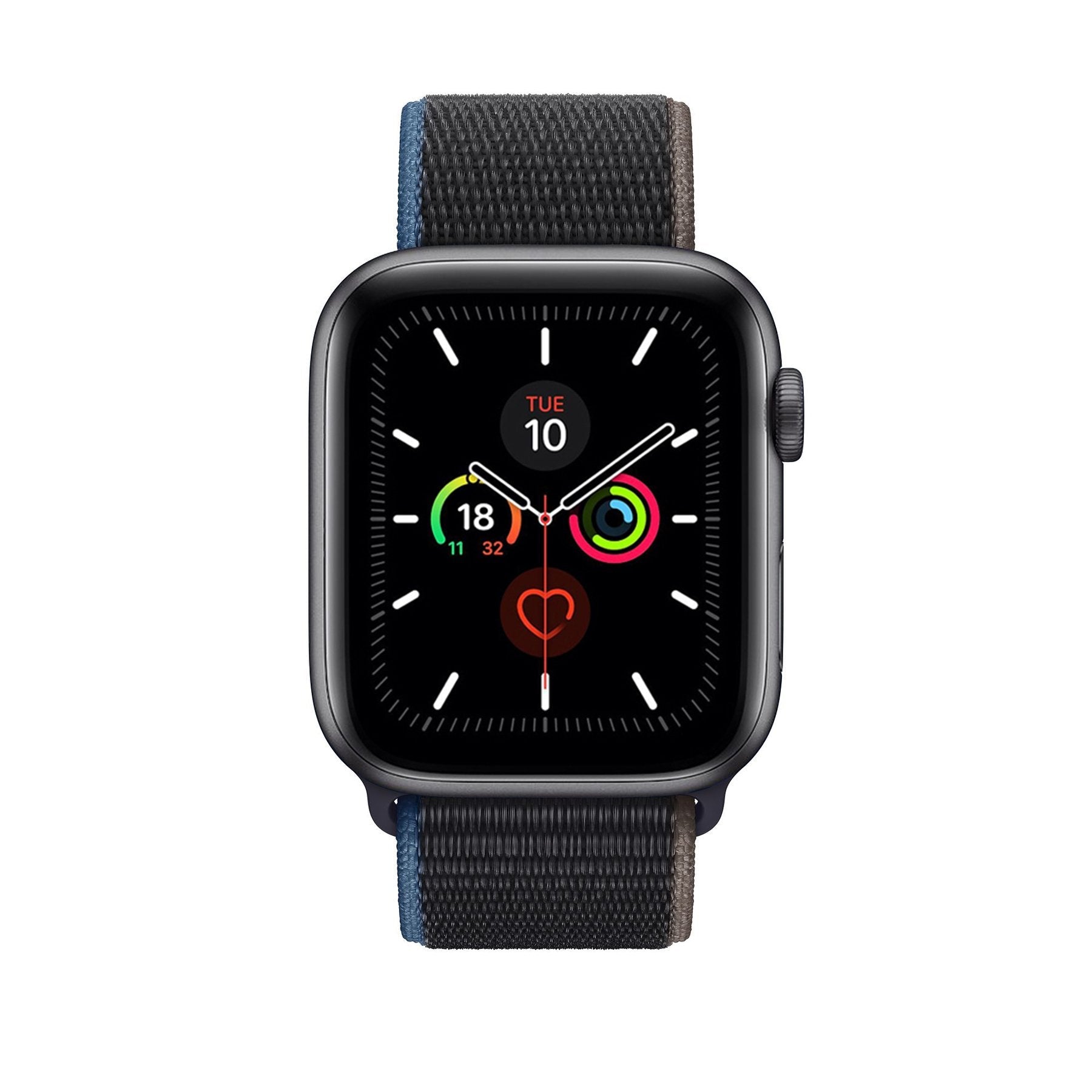 Charcoal Nylon Loop for Apple Watch Nylon Loop Accessories Gifts UK