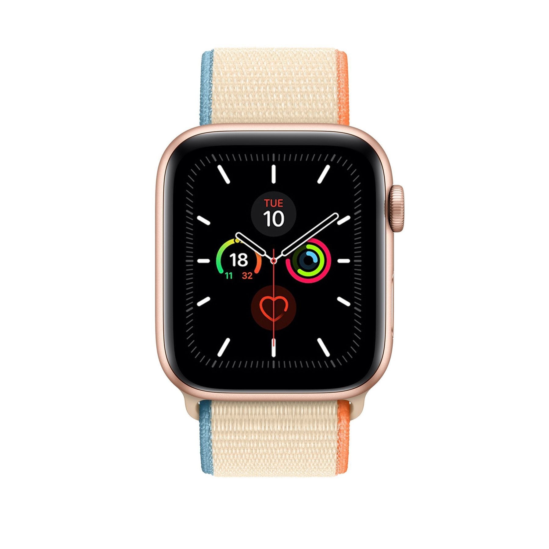 Cream Nylon Loop for Apple Watch Nylon Loop Accessories Gifts UK