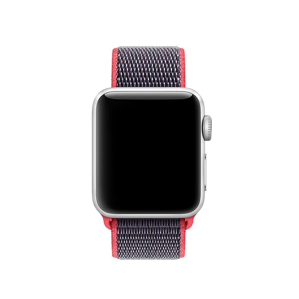 Electric Pink Nylon Loop for Apple Watch Nylon Loop Accessories Gifts UK