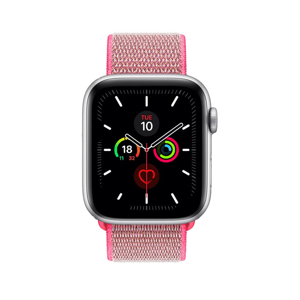 Hot Pink Nylon Loop for Apple Watch Nylon Loop Accessories Gifts UK