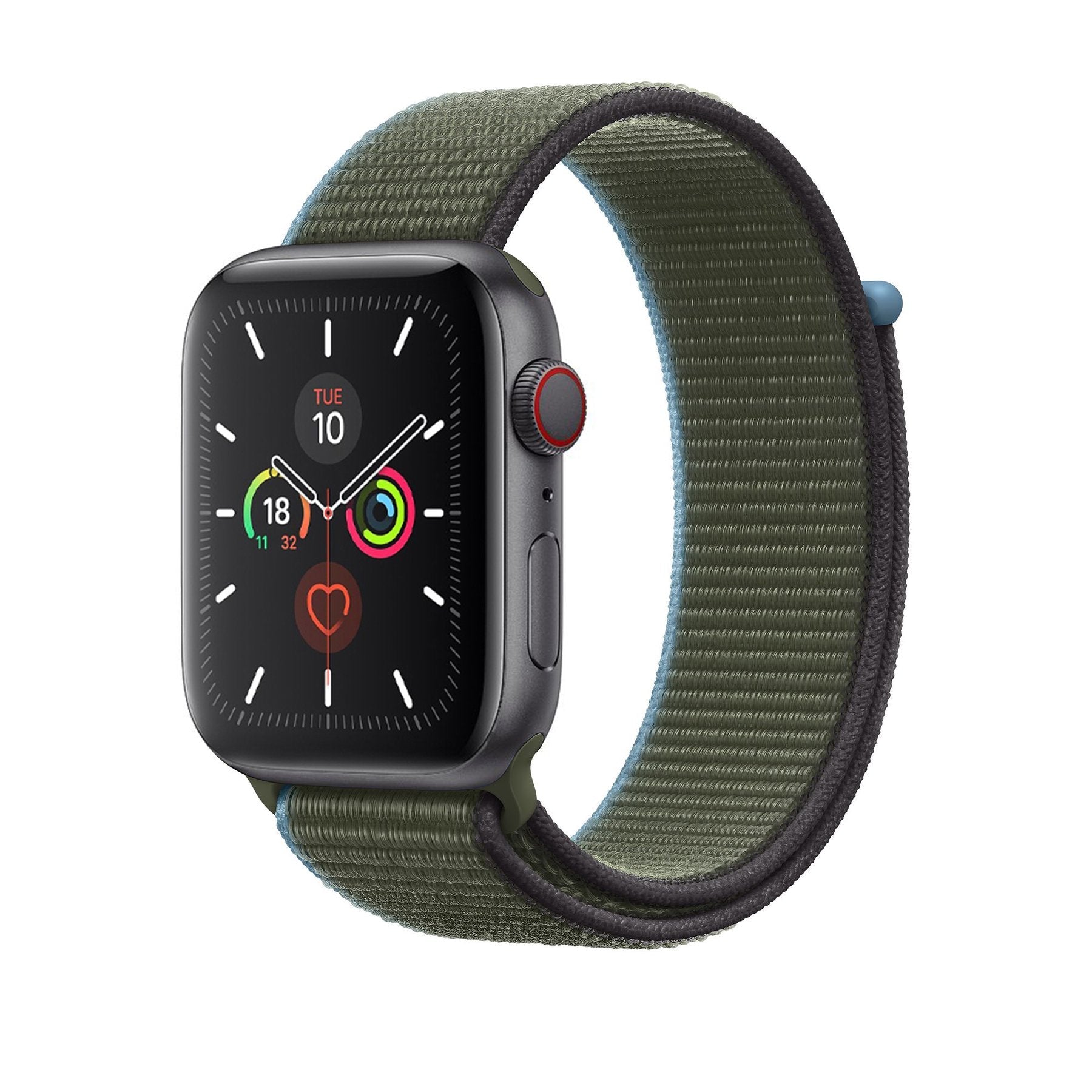 Inverness Green Nylon Loop for Apple Watch Series