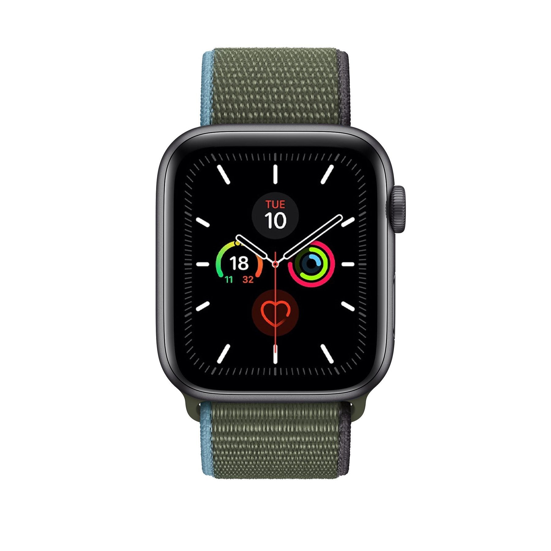 Inverness Green Nylon Loop for Apple Watch Nylon Loop Accessories Gifts UK