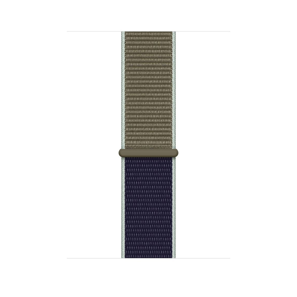 Khaki / Navy Nylon Loop for Apple Watch Nylon Loop Accessories Gifts UK