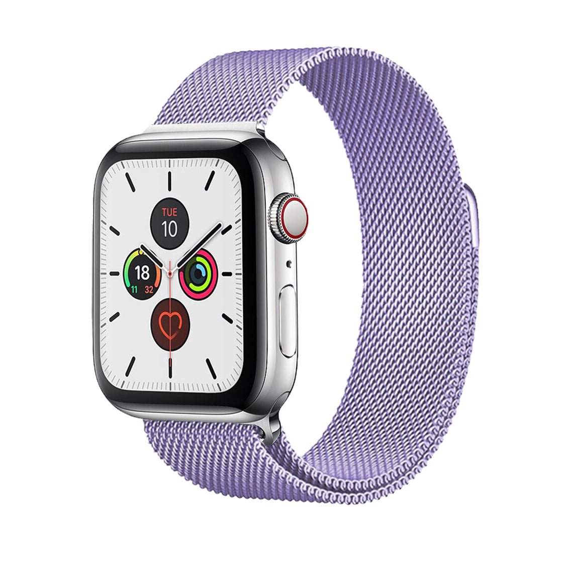 Lavender Milanese Watch Strap Loop For Apple Watch Series 7 6 5 4 3 2 1 & SE Milanese Loop 38 / 40 / 41mm Accessories Gifts UK