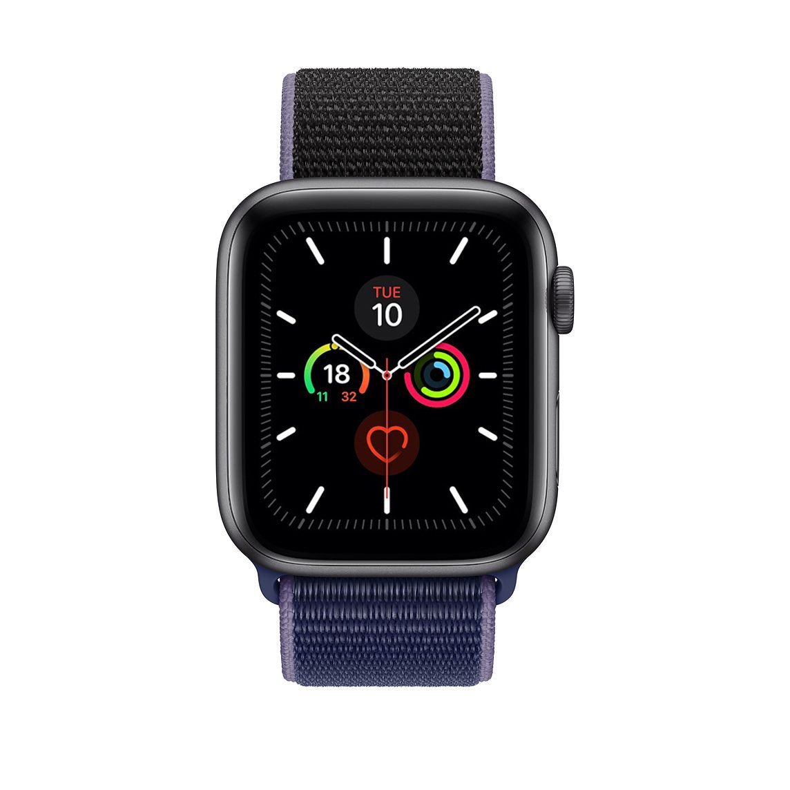Midnight Blue / Black Nylon Loop for Apple Watch Nylon Loop Accessories Gifts UK
