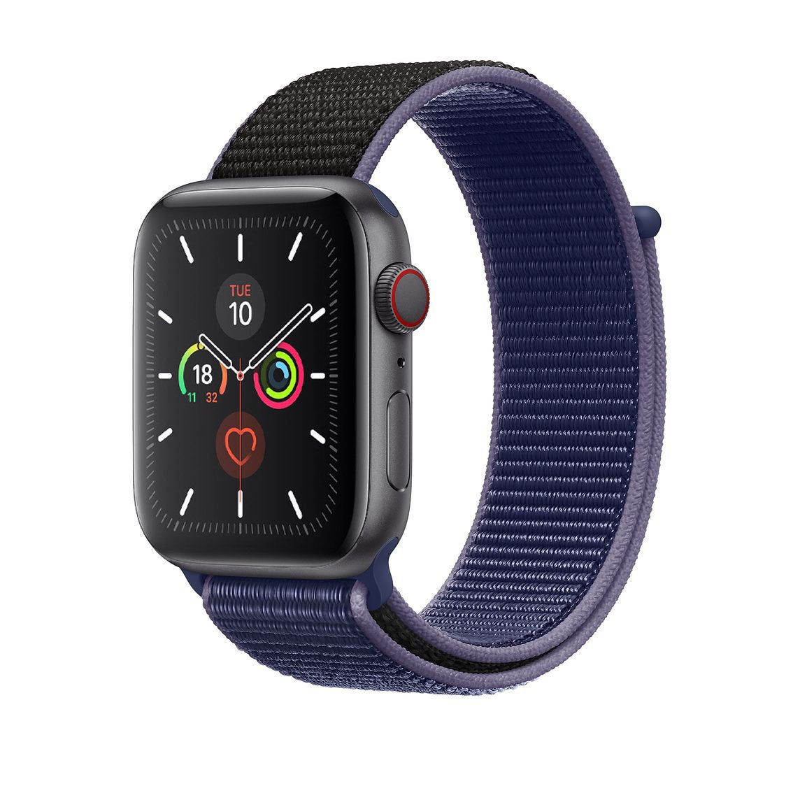 Midnight Blue / Black Nylon Loop for Apple Watch Nylon Loop 38 / 40 / 41mm Accessories Gifts UK