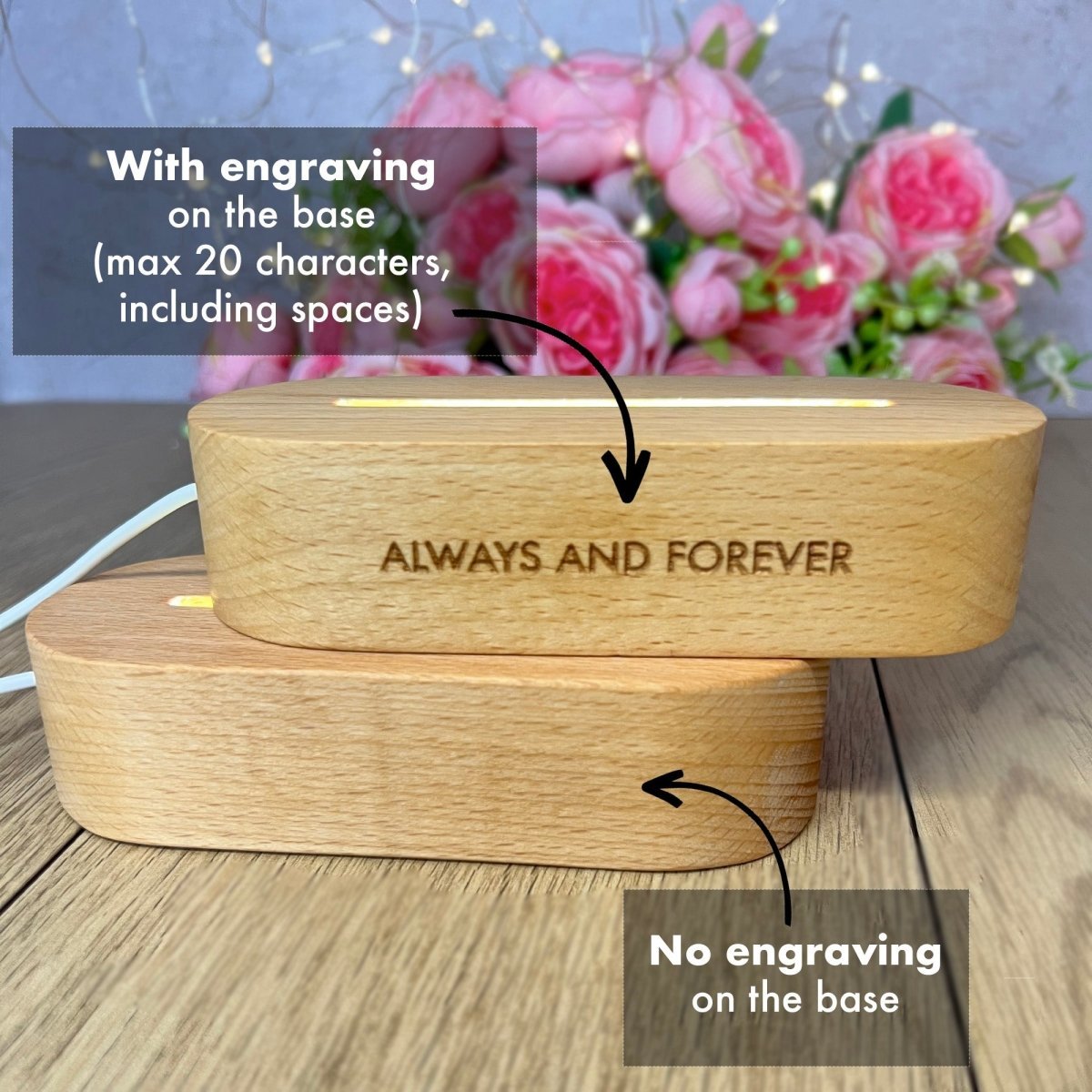 Mr And Mrs Gifts Personalised Engagement Gifts Wedding Gifts Anniversary Gifts | LED Lamp Night Light No Engraving Accessories Gifts UK