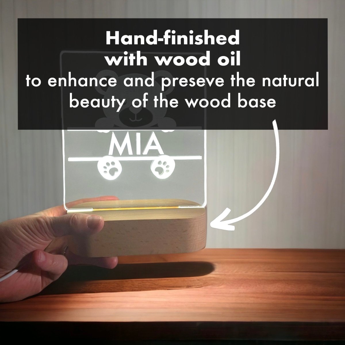 Nursery Decor Night Light Personalised Baby Gifts | Kids Room Decor For Baby Boy Baby Girl | Newborn Gift Custom Light 1st Birthday Toddler Accessories Gifts UK