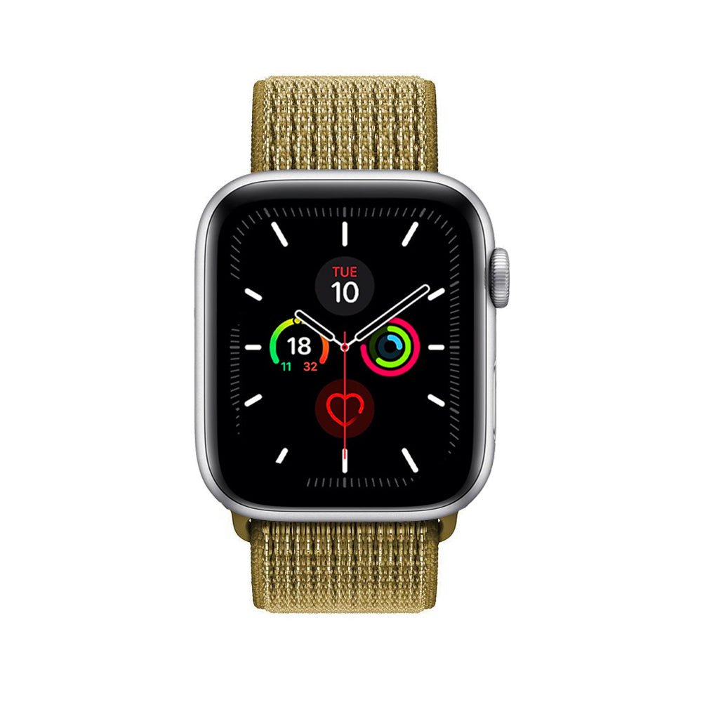 Olive Flak Nylon Loop for Apple Watch Nylon Loop Accessories Gifts UK