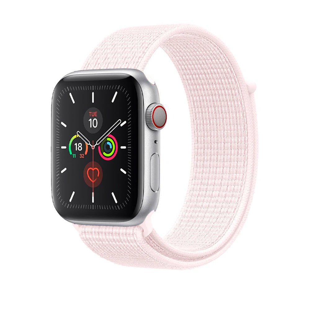 Pearl Pink Nylon Loop for Apple Watch Nylon Loop 38 / 40 / 41mm Accessories Gifts UK
