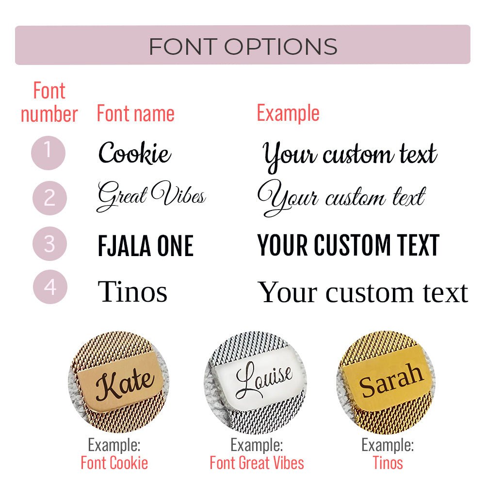 Personalised Milanese Loop Watch Strap for Apple Watch Parent Listing Accessories Gifts UK