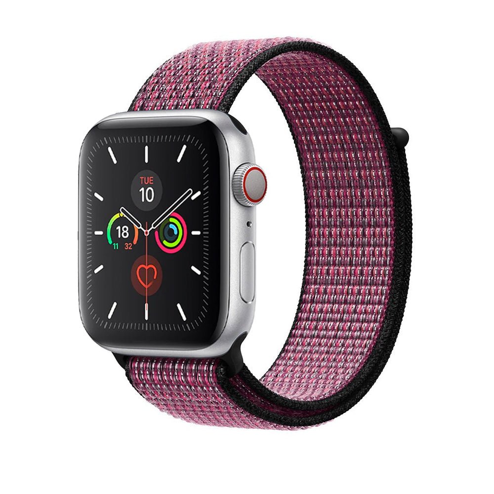 Pink Blast / True Berry Nylon Loop for Apple Watch Nylon Loop 38 / 40 / 41mm Accessories Gifts UK