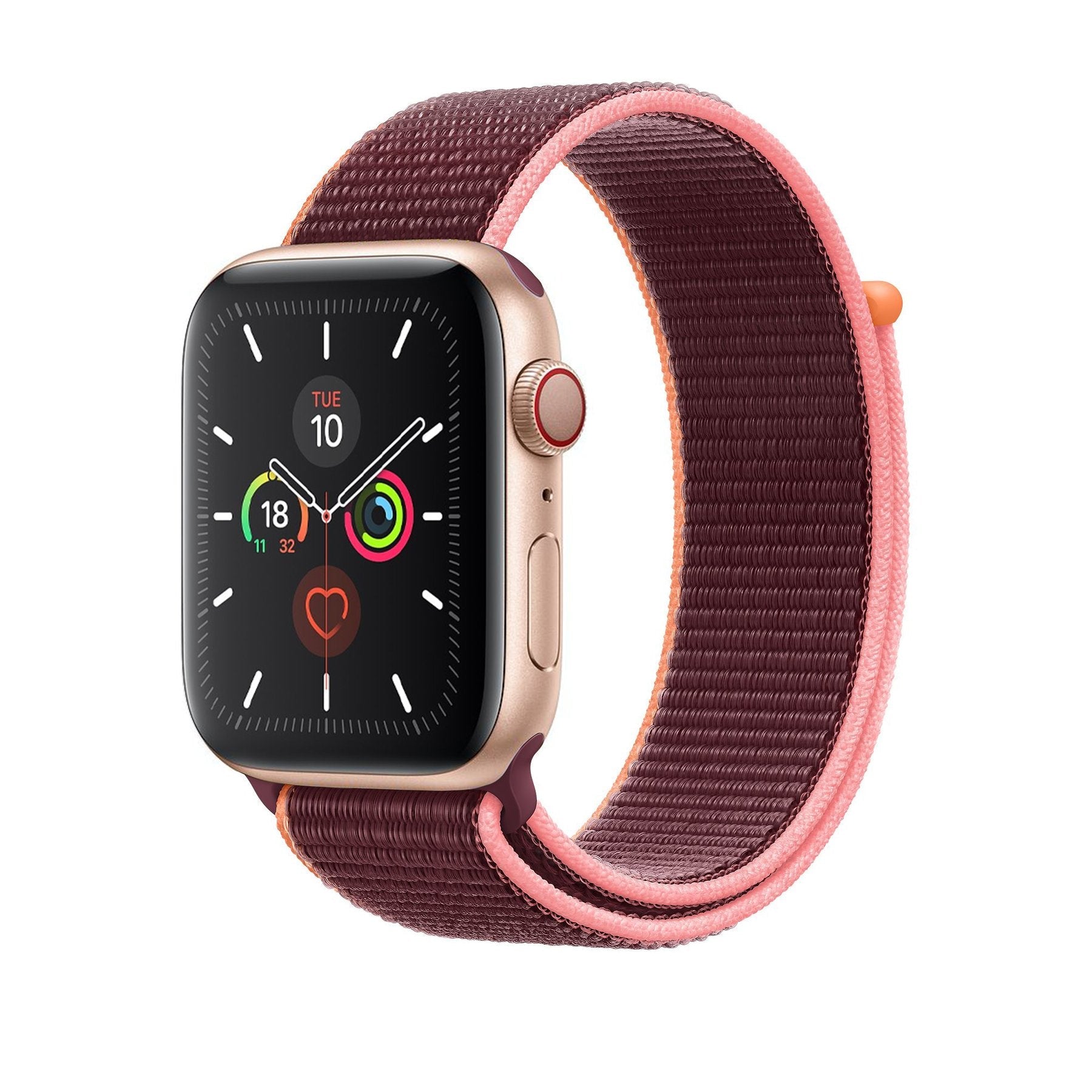 Plum Nylon Loop for Apple Watch Nylon Loop 38 / 40 / 41mm Accessories Gifts UK