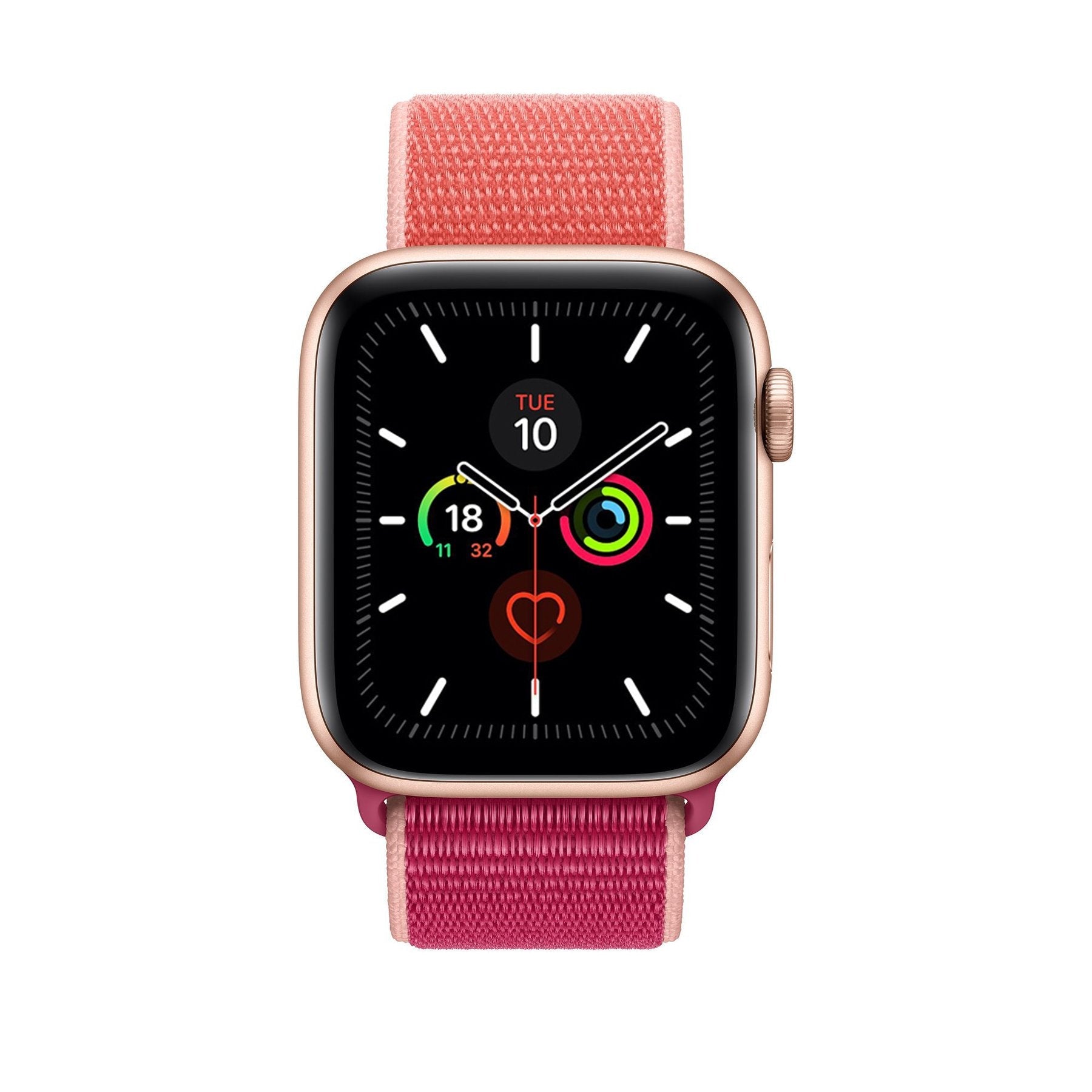 Pomegranate Nylon Loop for Apple Watch Nylon Loop Accessories Gifts UK