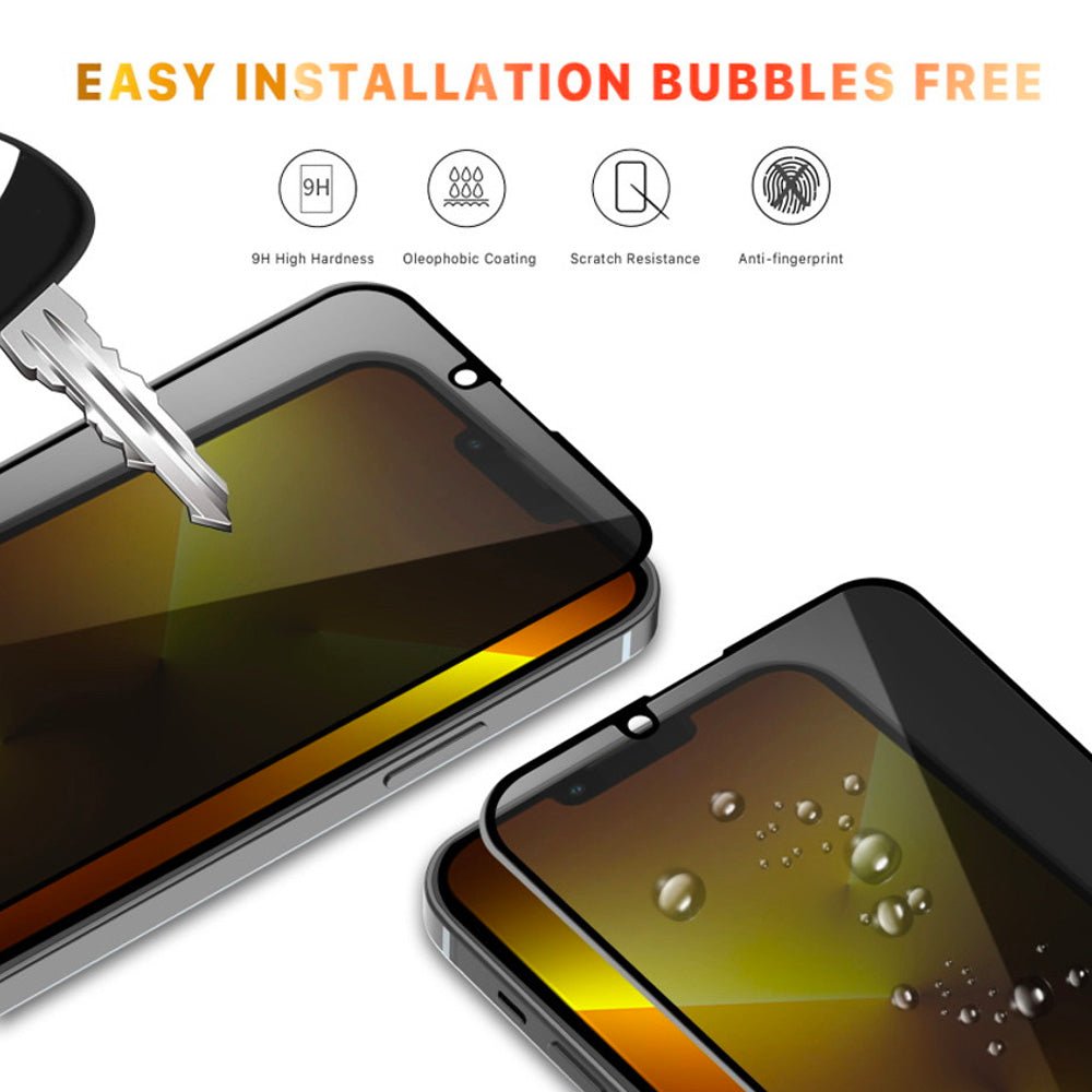 Privacy Screen Protector For iPhone Tempered Glass For iPhone 14 13 12 11 X XR XS Mini Pro    Accessories Gifts UK