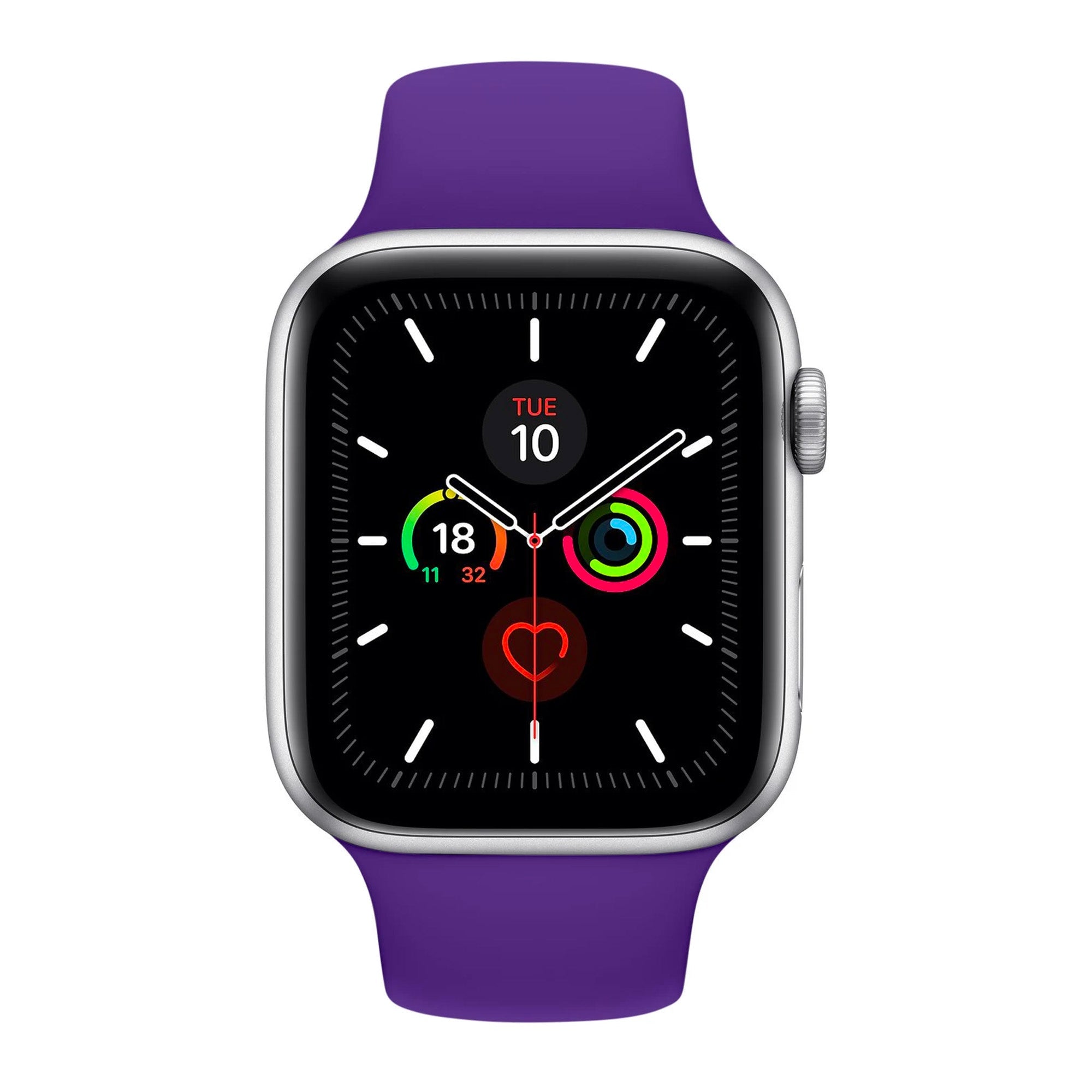 Purple Silicone Watch Strap For Apple Watch Silicone Bands   Accessories Gifts UK