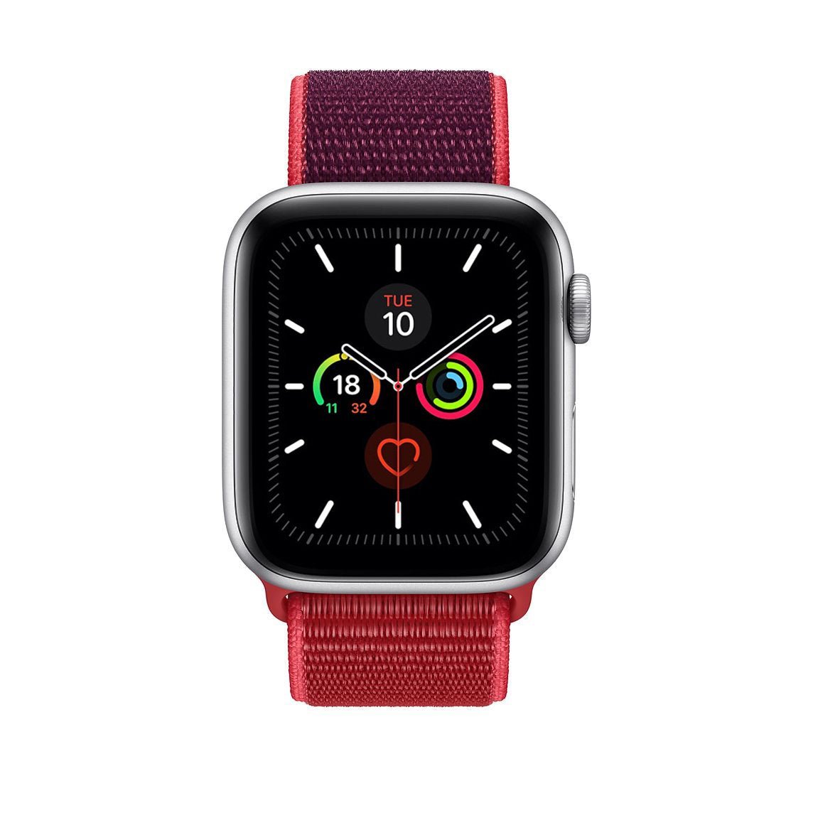 Red / Burgundy Nylon Loop for Apple Watch Nylon Loop Accessories Gifts UK