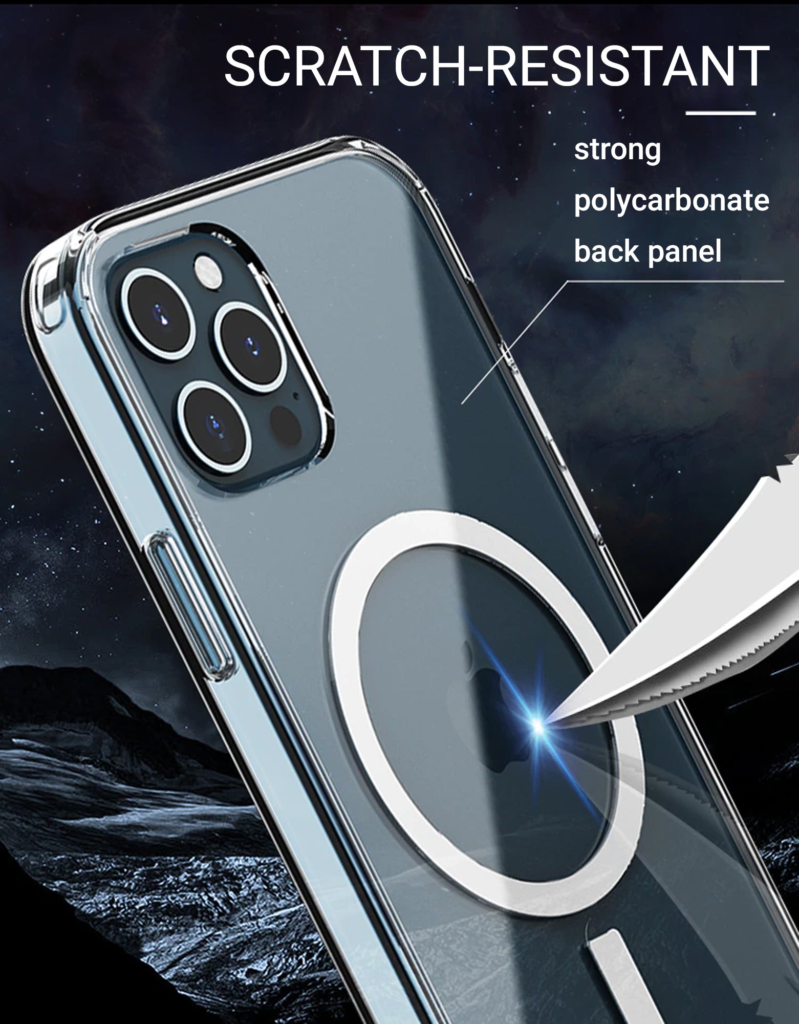 Red/Clear MagSafe Compatible Phone Case For Apple iPhone Phone Cases Accessories Gifts UK