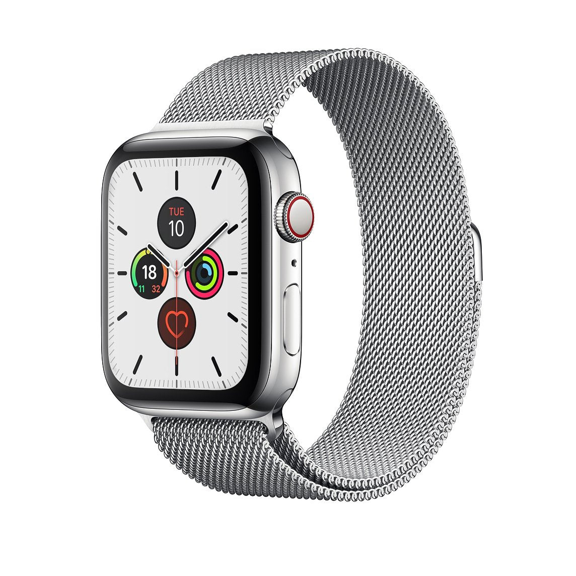 Silver Milanese Watch Strap Loop For Apple Watch Series 7 6 5 4 3 2 1 & SE Milanese Loop 38 / 40 / 41mm Accessories Gifts UK