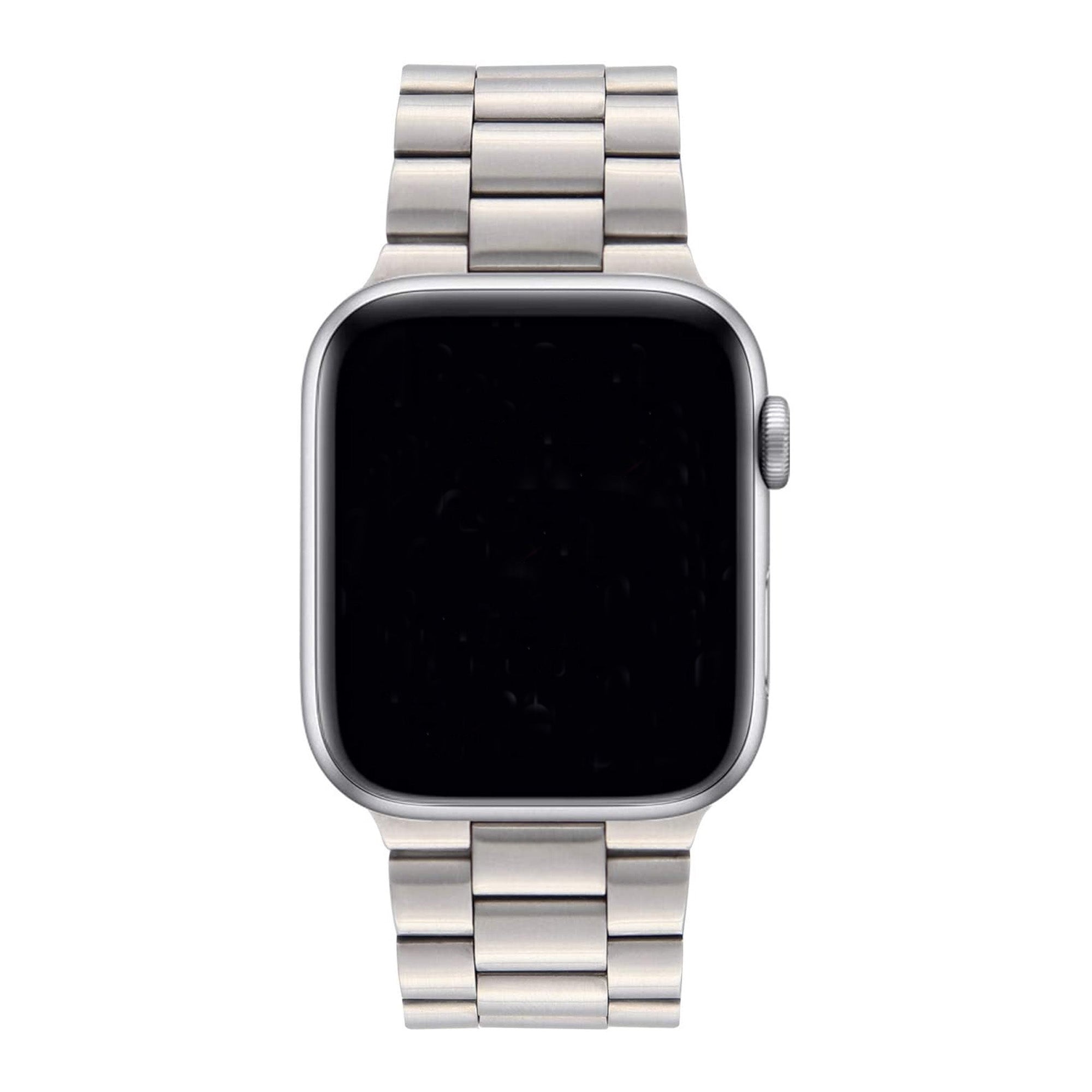 Silver Stainless Steel Watch Strap For Apple Watch Stainless Steel Accessories Gifts UK