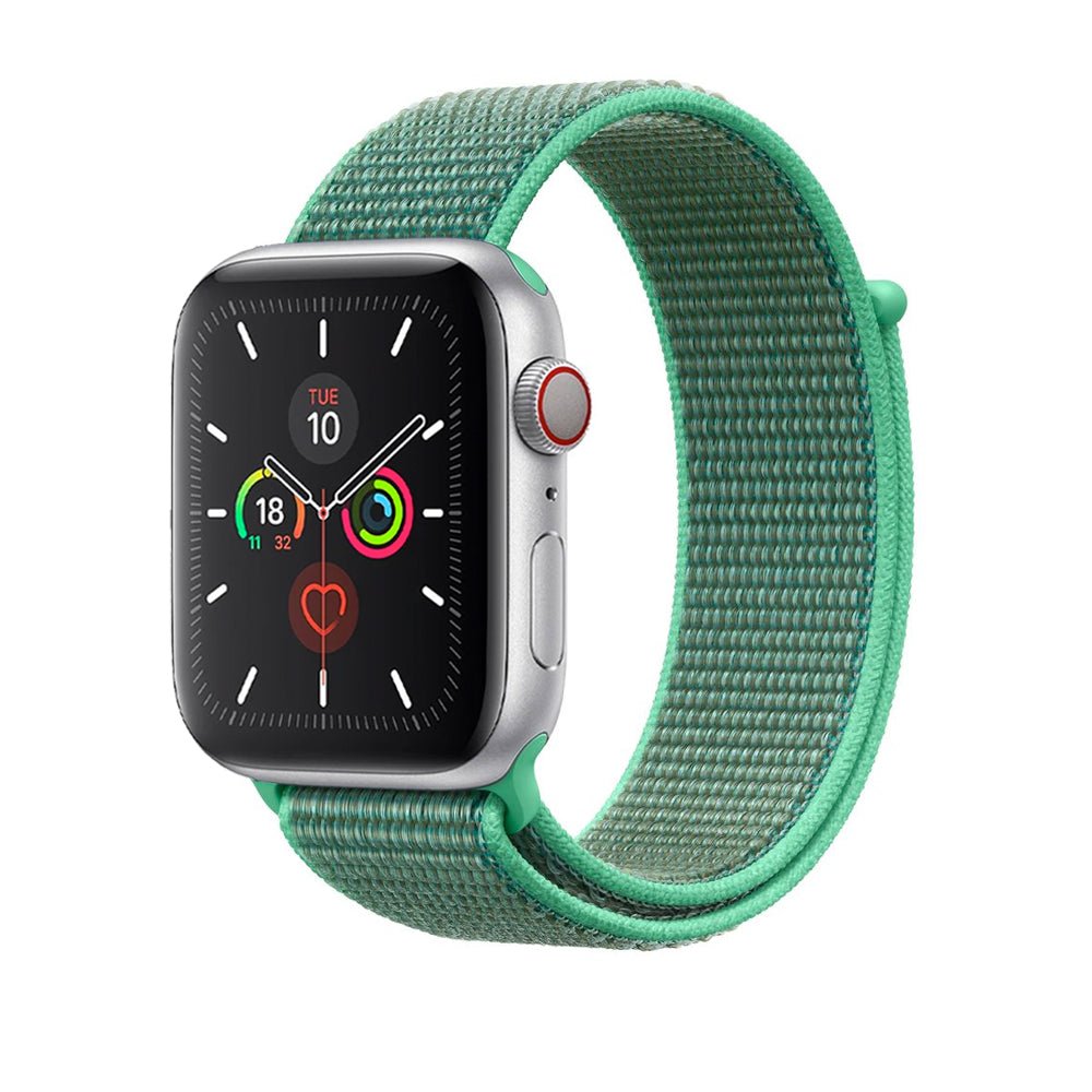 Spearmint Nylon Loop for Apple Watch Nylon Loop 38 / 40 / 41mm Accessories Gifts UK