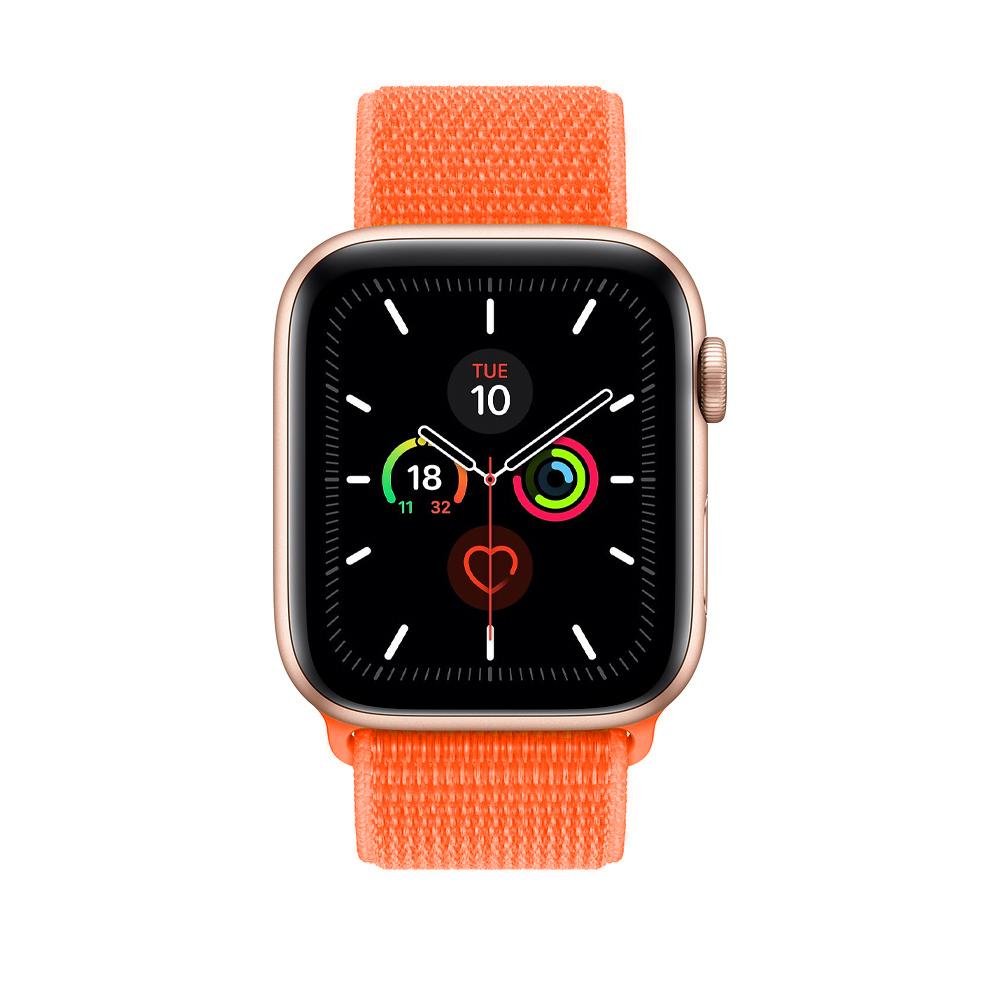 Spicy Orange Nylon Loop for Apple Watch Nylon Loop Accessories Gifts UK