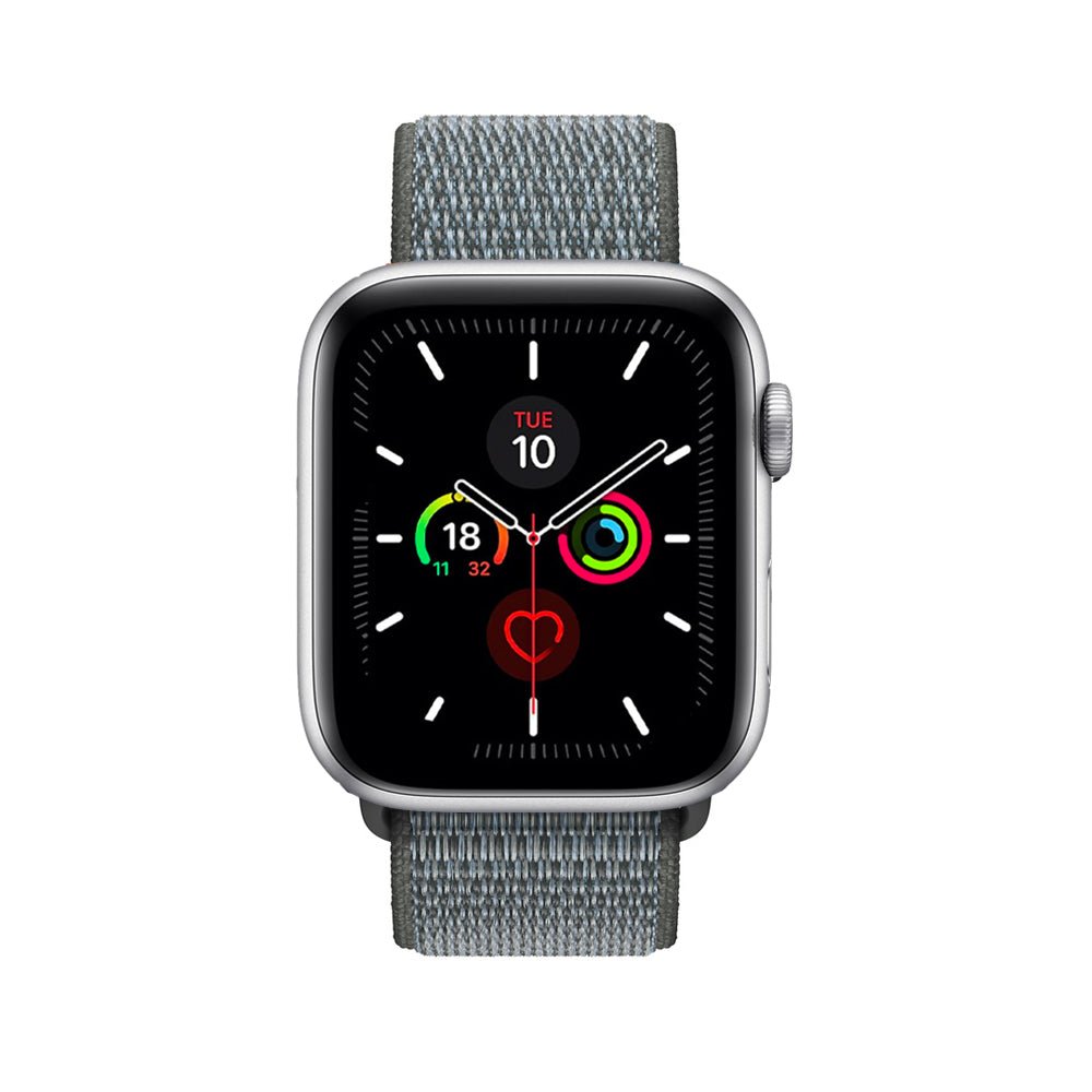 Storm Grey Nylon Loop for Apple Watch Nylon Loop Accessories Gifts UK
