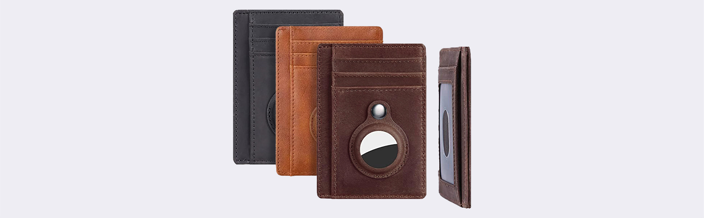Minimalist Slim AirTag Wallets - Accessories Gifts UK