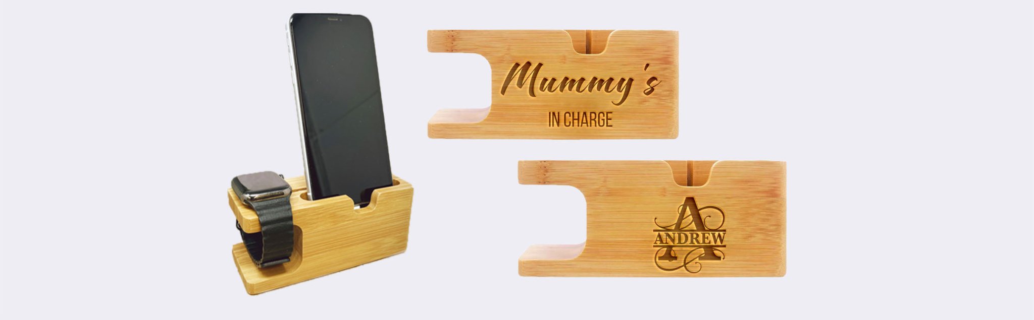 Personalised Bamboo Docks - Accessories Gifts UK