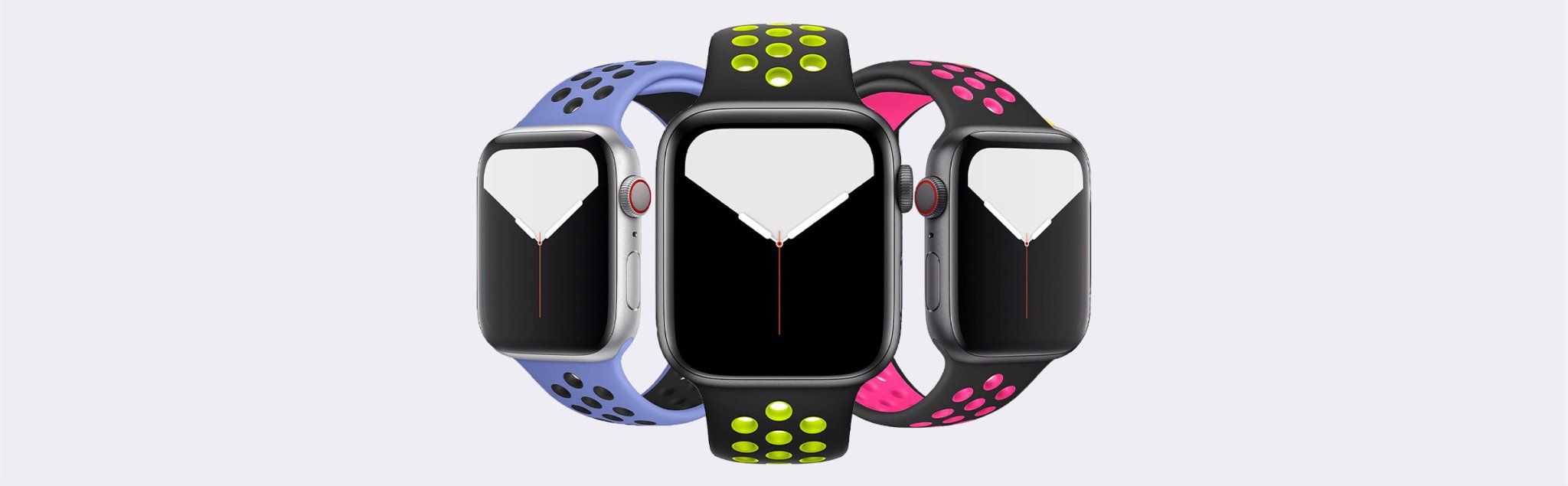 Silicone Sport Strap For Apple Watch - Accessories Gifts UK