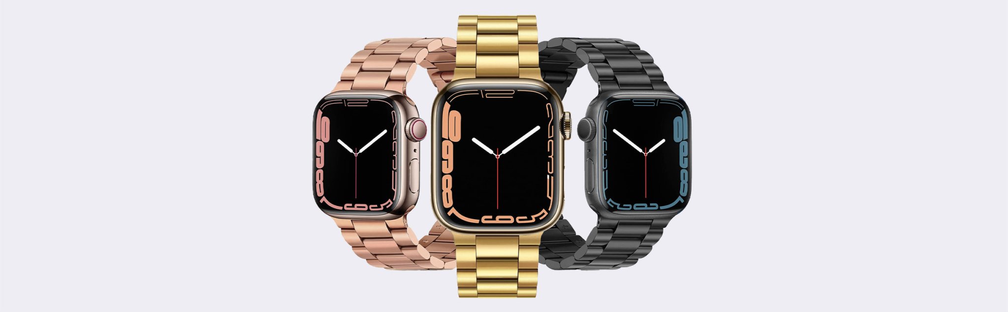 Stainless Steel Straps For Apple Watch - Accessories Gifts UK
