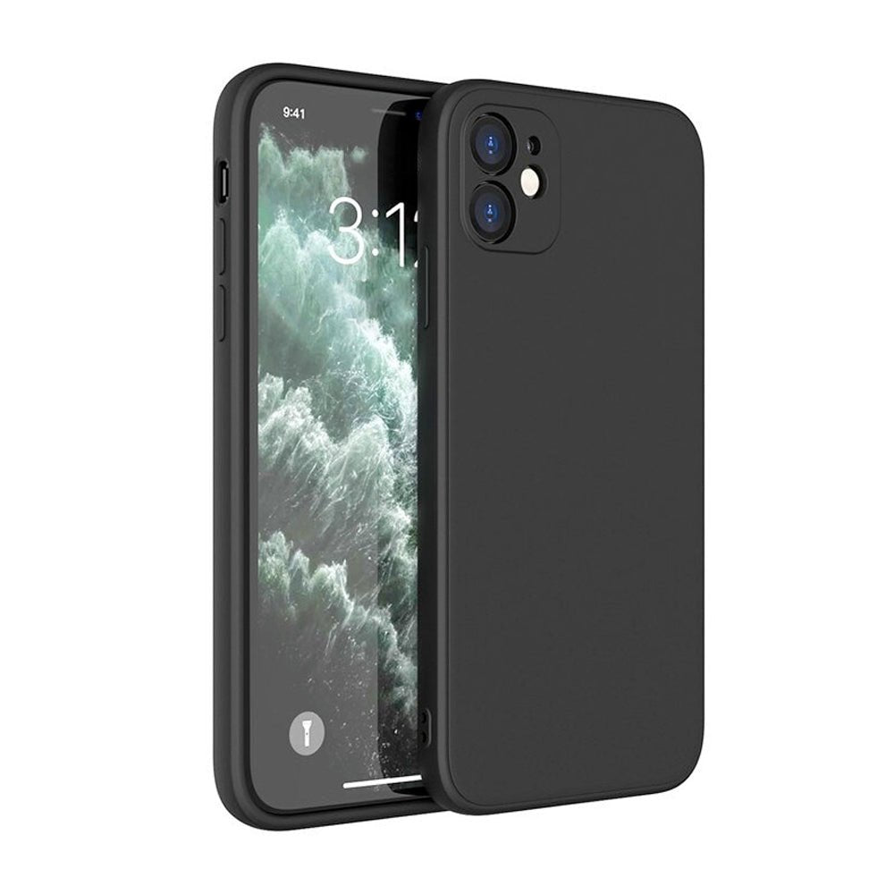 Black Shockproof Silicone Phone Case For iPhone  Black iPhone XR Accessories Gifts UK
