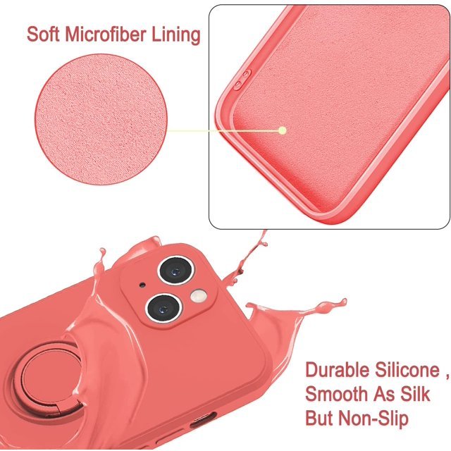 Dusky Lilac Shockproof Silicone Case For iPhone With Ring And Lanyard    Accessories Gifts UK