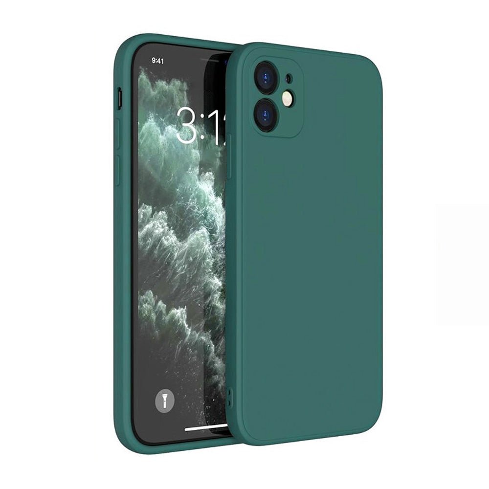 Forest Green Shockproof Silicone Phone Case For iPhone    Accessories Gifts UK