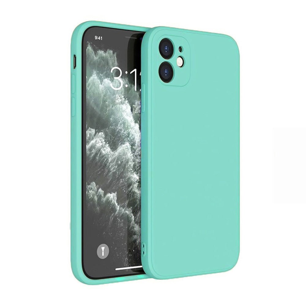 Mint Cream Shockproof Silicone Phone Case For iPhone    Accessories Gifts UK