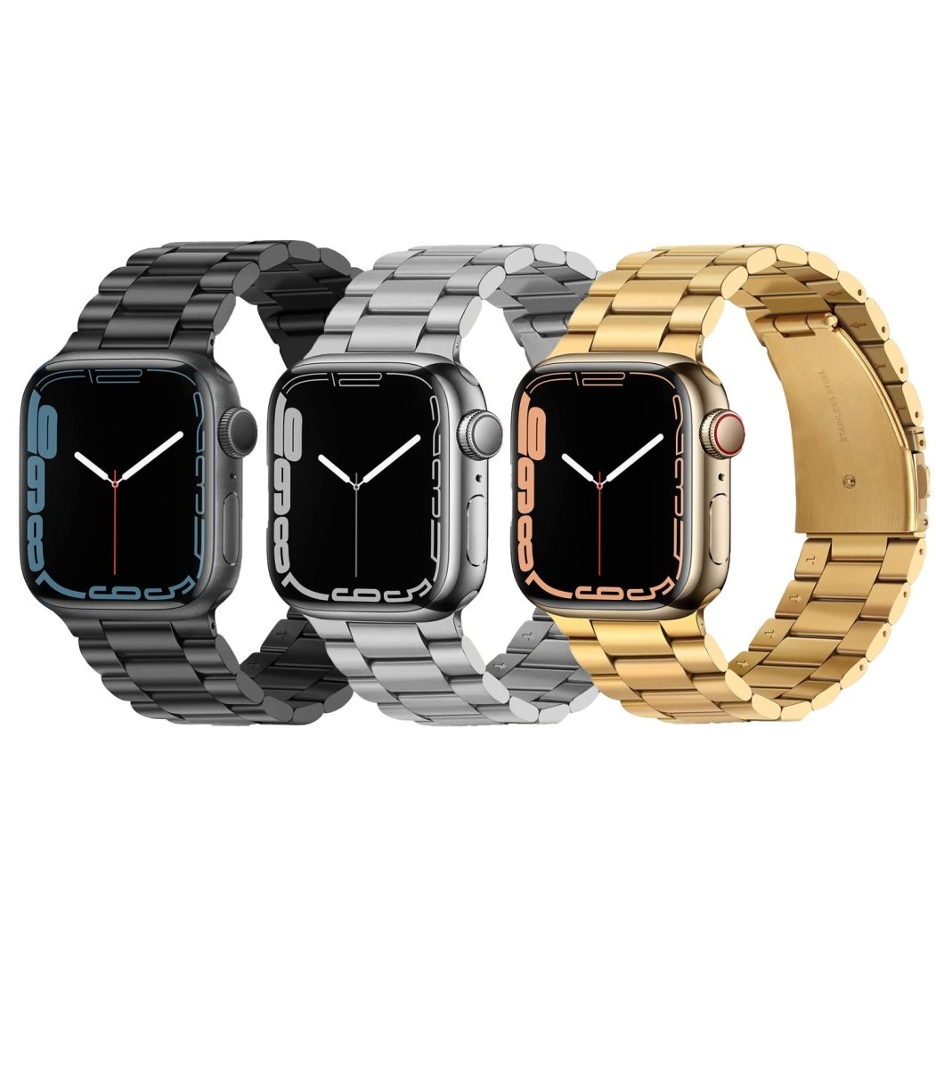 Stainless Steel Watch Strap For Apple Watch Stainless Steel   Accessories Gifts UK