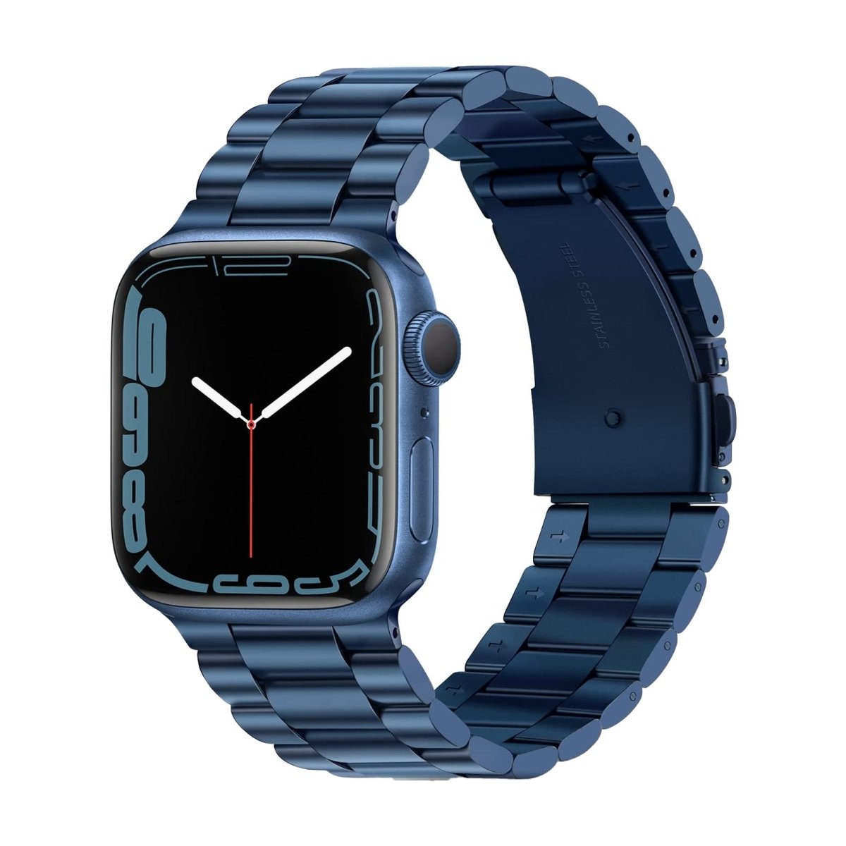 Stainless Steel Watch Strap For Apple Watch Stainless Steel Blue 38 / 40 / 41mm Accessories Gifts UK