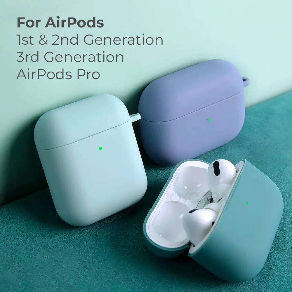 AirPods Silicone Case Cover For AirPods Pro, AirPods Pro 2, AirPods 1st & 2nd Generation, and AirPods 3rd Generation AirPods Cases   Accessories Gifts UK