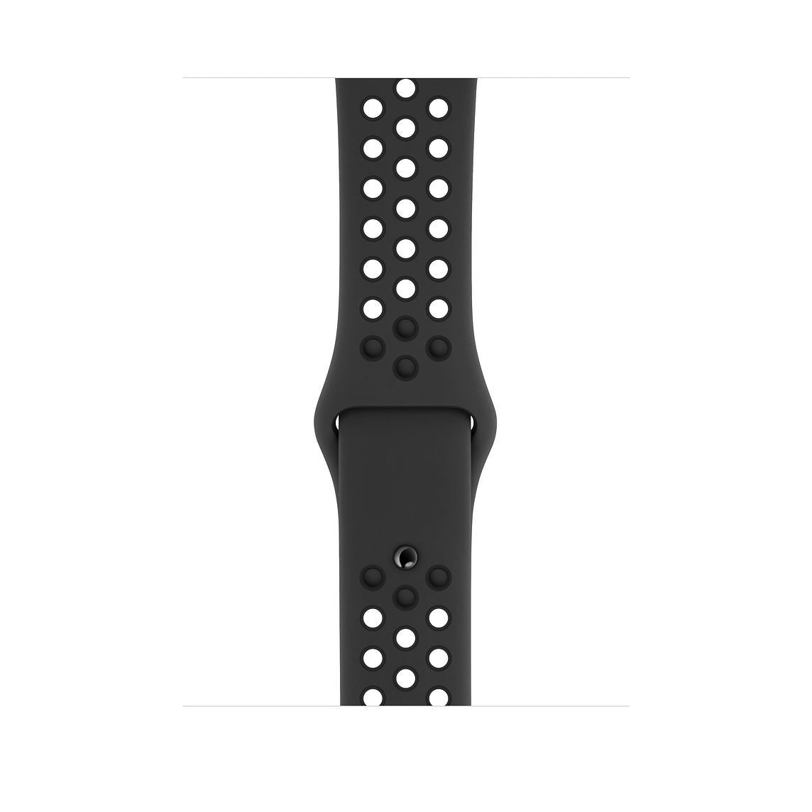 Anthracite/Black Silicone Sport Watch Strap for Apple Watch Silicone Bands   Accessories Gifts UK