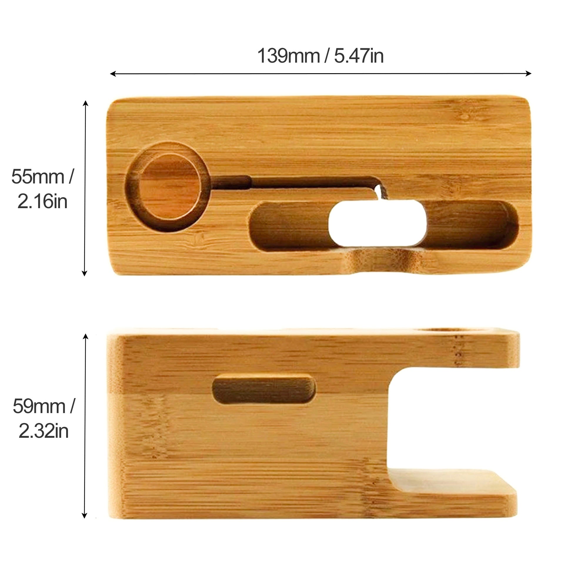 Apple watch wooden online charging stand