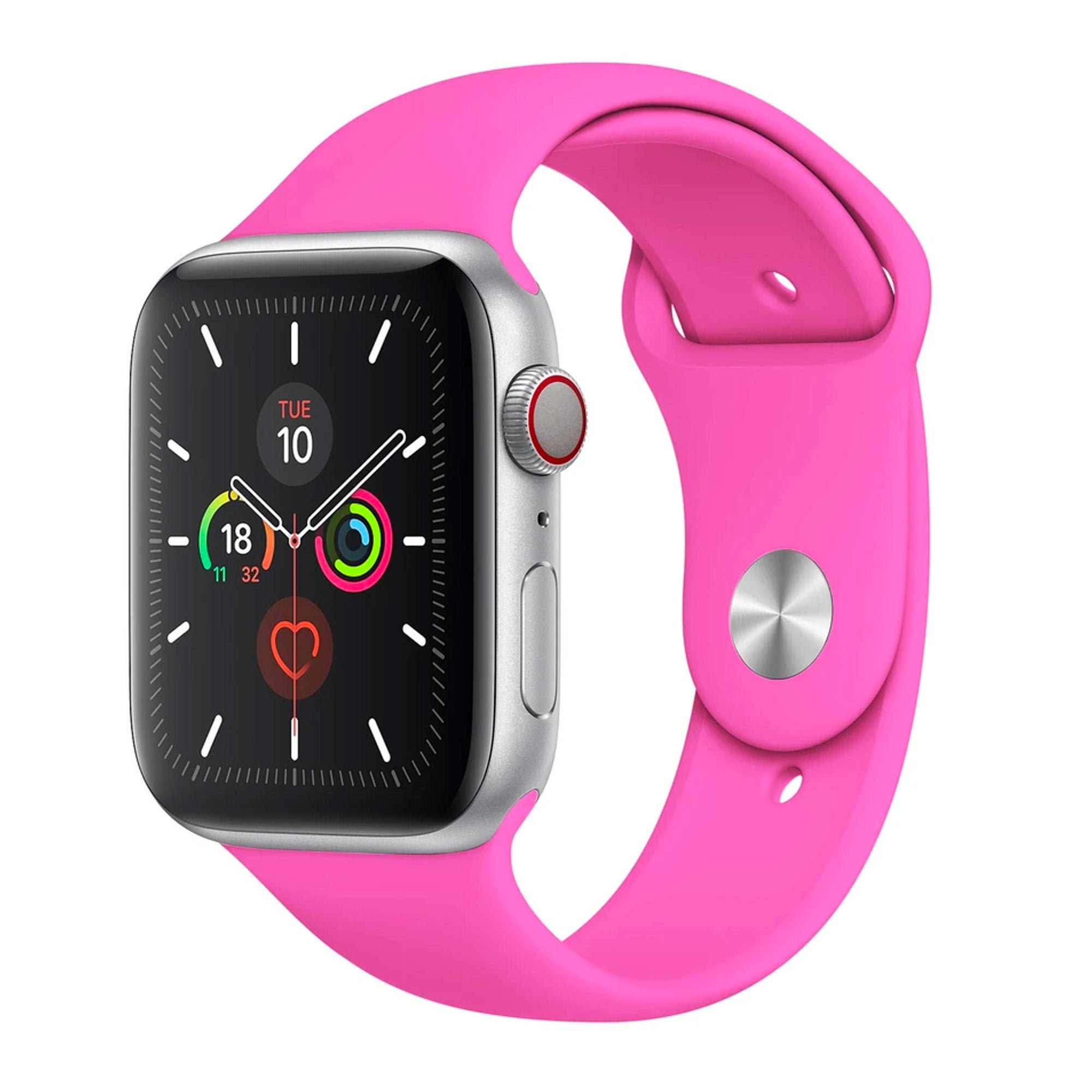 Barbie Pink Silicone Watch Strap for Apple Watch Silicone Bands 38 / 40 / 41mm S-M Accessories Gifts UK